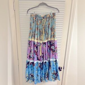 Yvonne S Boho Maxi Skirt Small